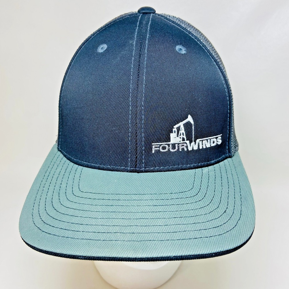 Four Winds‎ Pacific Headwear Fitted Hat SM/MD 6 7/8-7 3/8 Oil Baseball Golf Sun